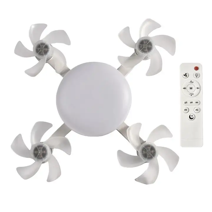 Modern Fan with LED Light 2-in-1 — The Perfect Solution for Tanzanian Homes! ⭐