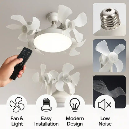 Feni ya Kisasa na Taa ya LED 2-in-1 — Suluhisho Bora kwa Nyumba za Watanzania!