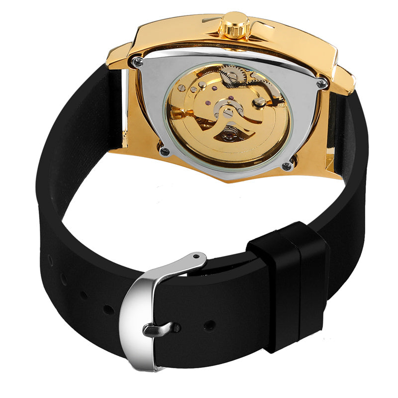 WINNER Luxury Triangle Skeleton – The Royal Timepiece for Men of Prestige