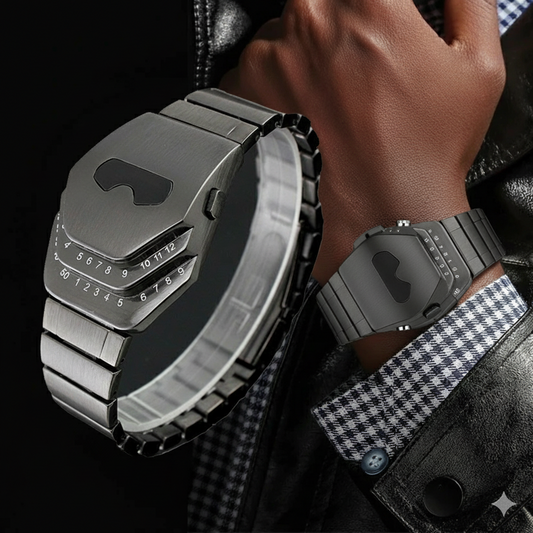 SNAKE-HEAD LED WATCH — The Futuristic Timepiece for Men Who Refuse to Be Ordinary
